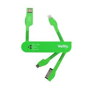 All-in-1 Swiss Army USB Phone Charging Cable For iPhone iPad Samsung Green